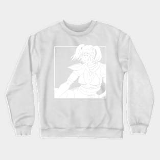 Space Warrior Girl Crewneck Sweatshirt